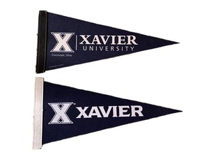 Xavier University Cincinnati Ohio Blue And White Pennants Spirit Musketeers New Ebay