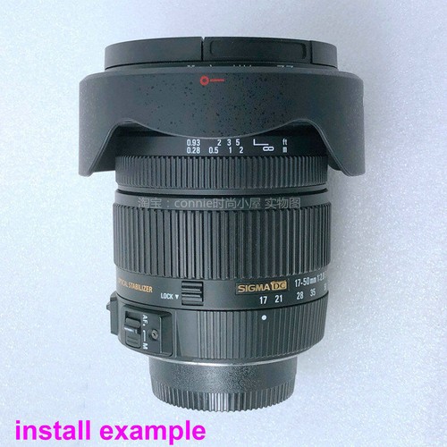 77mm Camera Petal Lens Hood Shade for Sigma 17-50mm 24-60mm F2.8 Copy LH825-03 - Picture 6 of 9
