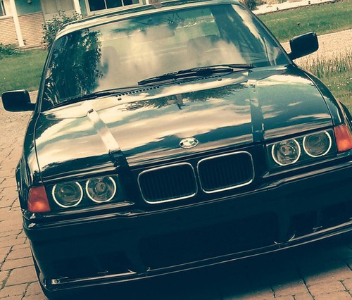 BMW E36 3-Series 92-98 M3 Style Front Bumper Cover Detach Lip fog lights - Picture 5 of 9