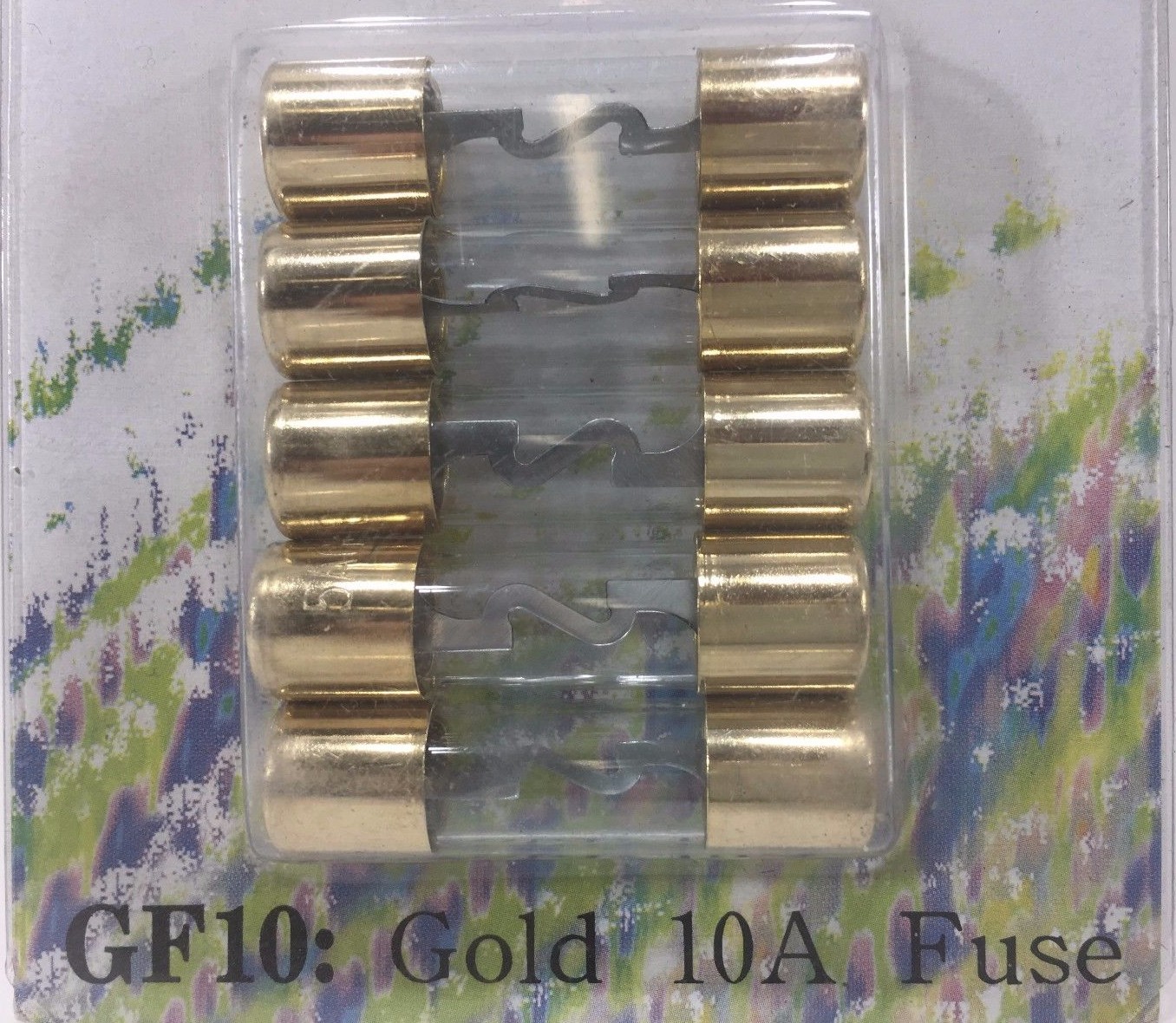BOSS AUDIO - GF10 - Gold 10A Fuse - Pack of 5