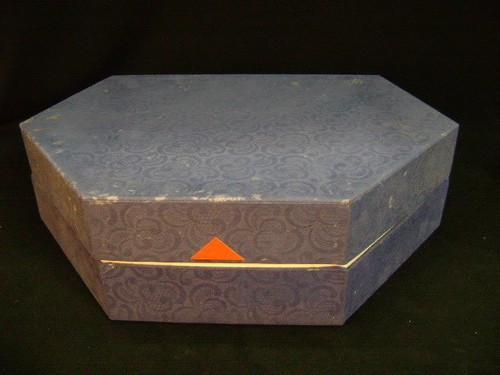 Servizio da caffe' anni 60 ceramica e peltro vintage - Bild 2 von 8