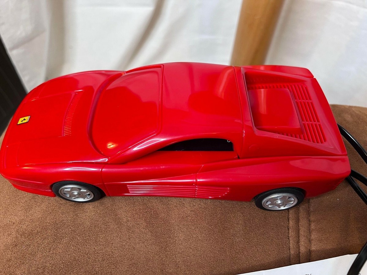 Ferrari Testarossa 電話 Vintage Red Ferrari TESTAROSSA Landline Phone Sport Car