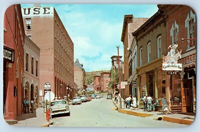 Central City Colorado CO Postcard Looking West Eureka Street Mining Town c1960
