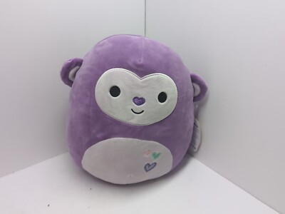 Squishmallows 2024 Valentines Hartman the Purple Monkey 11 