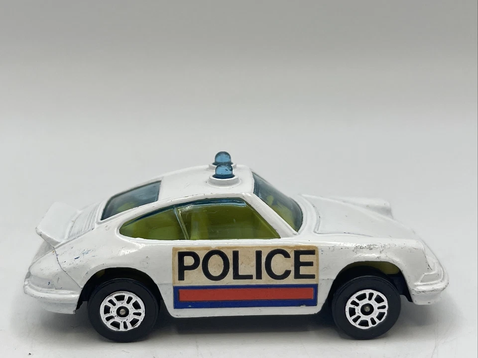 Coche de policía vintage 1973 Corgi Juniors GT Britain Diecast Toy Porsche Carrera Foto 3 de 4