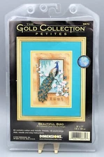 Dimensions Gold Collection Petites Beautiful Bird Peacock 6870 Cross Stitch F40