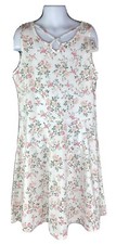 New Children  s Place Girl  s Size 10/12 Sleeveless White Floral Dress