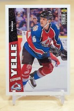 1996-97 UD Collector's Choice Base #61 Stephane Yelle - Colorado Avalanche