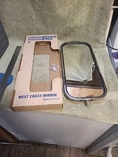 Vintage West Coast Road Pro Truck Stainless Mirror Left Or Right Appox. 16x7in.