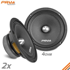 2x PRV Audio 8MR500-4 BULLET Car Audio 8" Midrange Speakers 4 Ohm 1000W Package