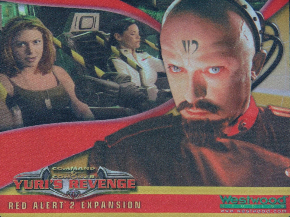 original Command & Conquer Westwood red alert 2 Yuris Revenge Mauspad Mouse Pad  - Bild 3 von 4