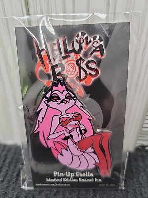 Helluva Boss Pin-Up Stella Enamel Pin Colors Vivziepop Limited Edition SOLD OUT 