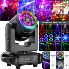 6 Bee Eye Moving Head Bar Light DMX RGBW LED Laser Beam DJ Disco Stage Lighting