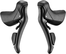 microSHIFT Sword Black Drop Bar Shifter/Brake Lever Set - 2 x 9-Speed, Black