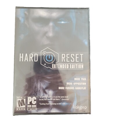 Hard Reset: Extended Edition (PC, 2012) Brand New Sealed PC Game