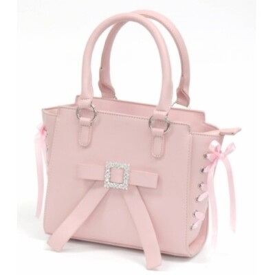 Ank Rouge ノベルティ レースバニティbag ピンク Ank Rouge ノベルティ レースバニティBAG ピンク
