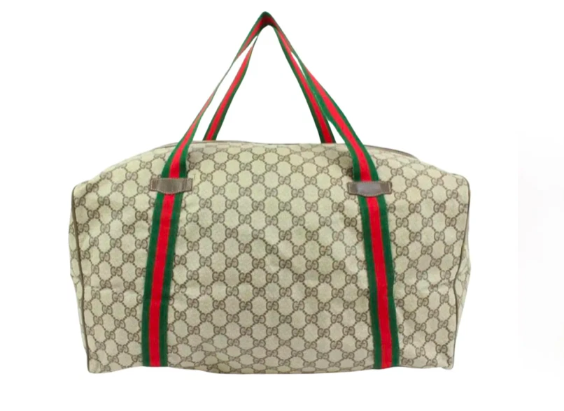 Shop GUCCI 2023-24FW Large duffle bag with Web (758664 FACK7 9768) by  ksgarden