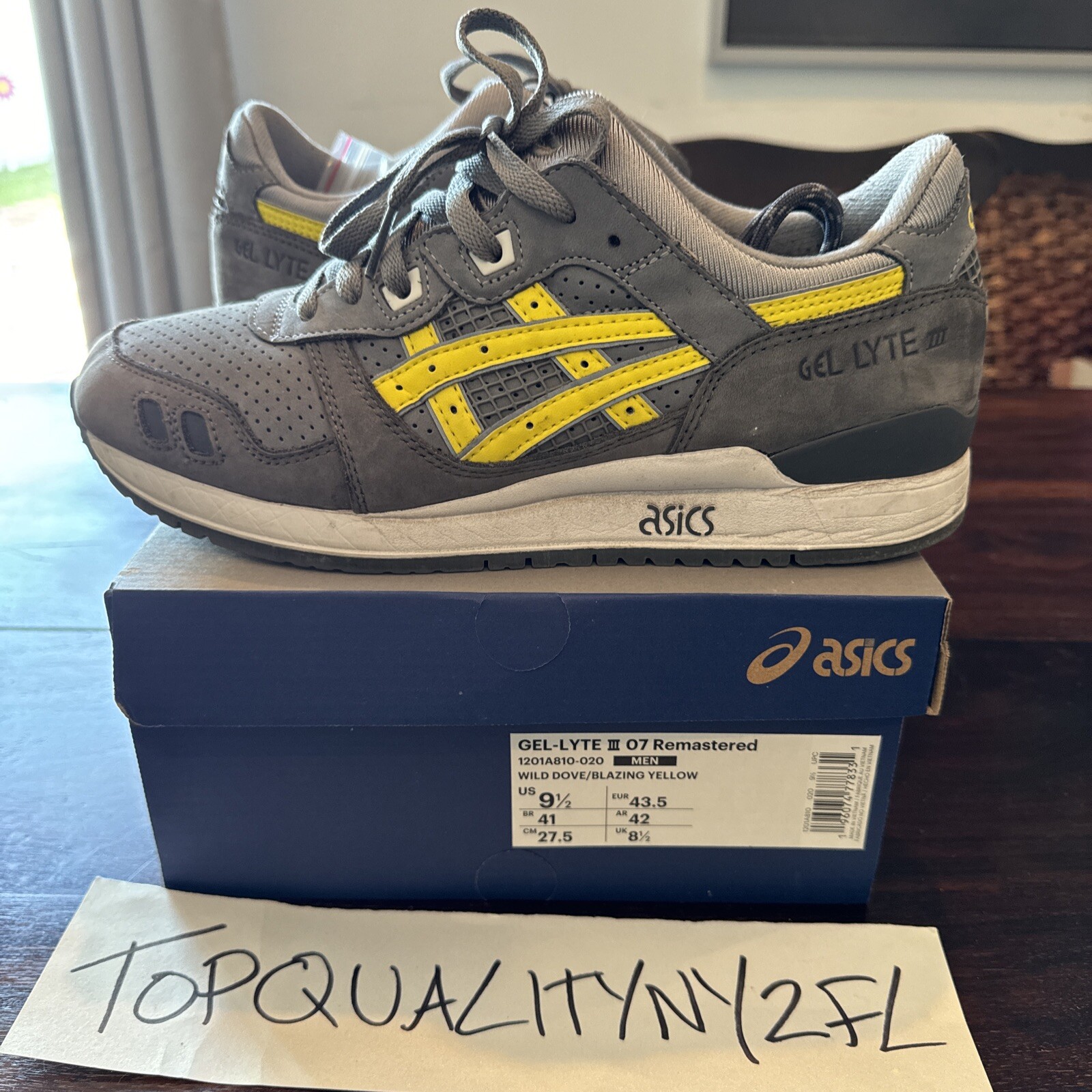 Size ASICS Ronnie Fieg x Gel Lyte Remastered Super Yellow