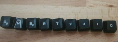 Original Tastenkappen für Logitech Orion Spark G910 Q W E R T Z U I O