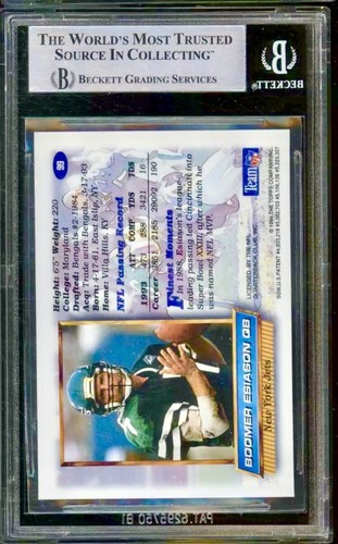 🔥AUTO🔥1994 BOOMER ESIASON BLUE PRIZM REFRACTOR, BGS AUTH #99 - Picture 2 of 2