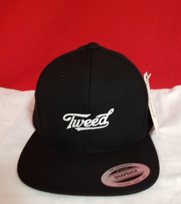 Tweed Cannabis Hat. Yupoong Classics Snapback Hat. New with Tags