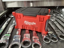 Milwaukee Packout inspired business card case , Card Holder, box, desk top