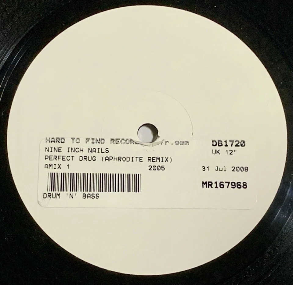 Nine Inch Nails Dub War Perfect Drug UK White Label Aphrodite Mix 12” Vinyl 2008 - Image 2 of 4