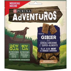 LOT DE 24 - PURINA AdVENTuROS Friandises pour chien Gibier aux céréales ancienne