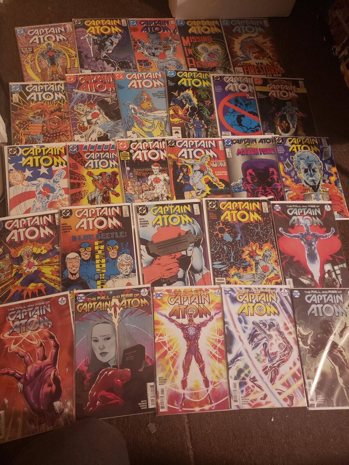 Lot of 27 Captain Atom DC Comics Comic Book