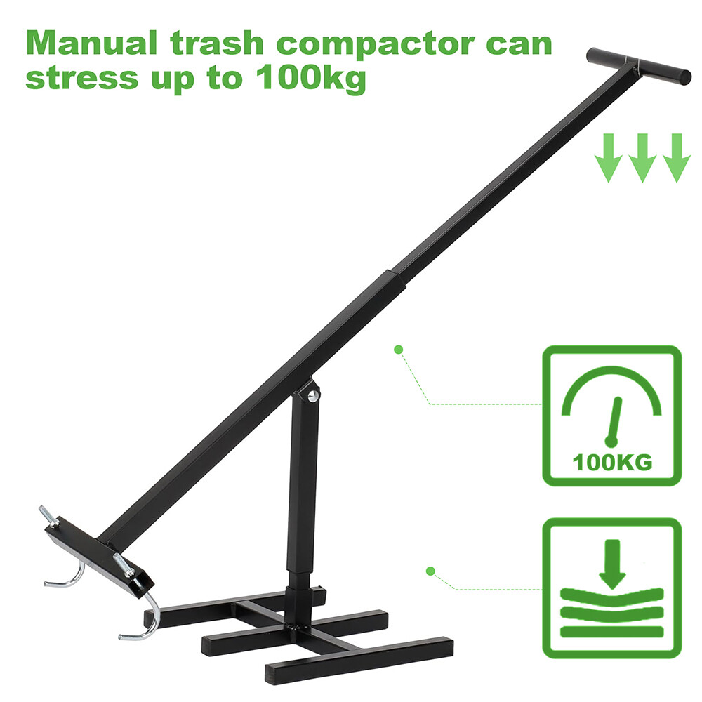 Compacter Press Compactor Trash Can Nisorpa Manual Rubbish Press,Waste Press Compactor ...