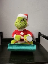 Hallmark Dr. Seuss's Grinch on Sled Musical Christmas Plush With Motion NWT (CU)