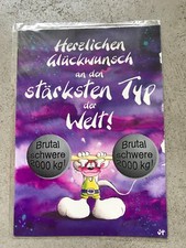 Diddl Rubbelkarte Karte Rubbelie Nr. 34  OVP eingeschwei&szlig;t  Gl&uuml;ckwunsch