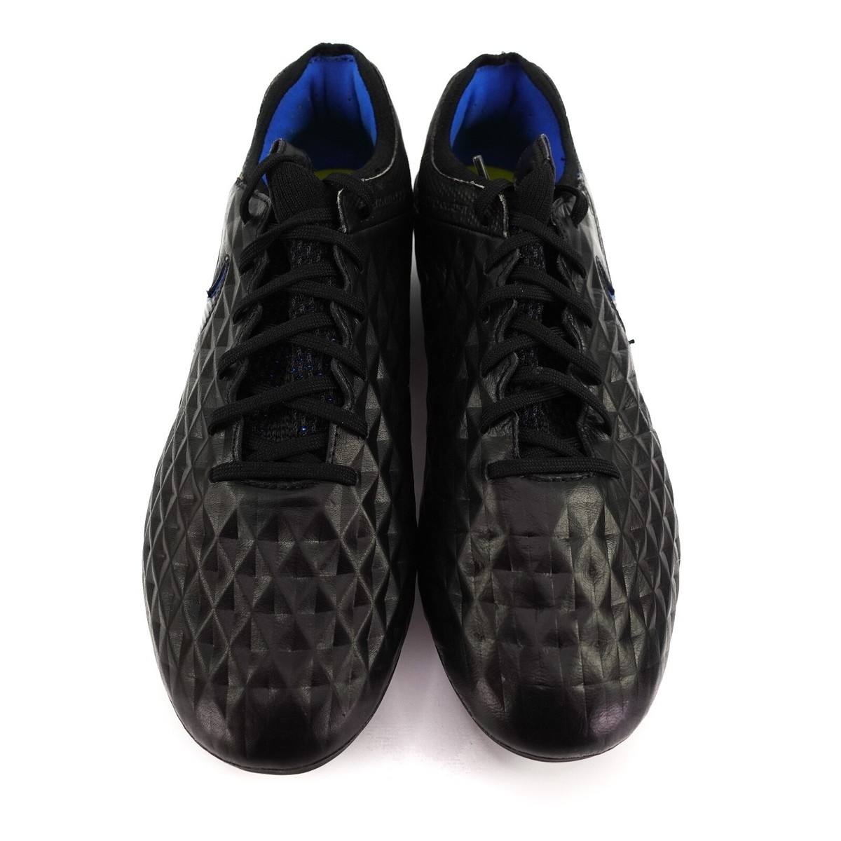 Nike Legend 8 Elite FG ACC Black Siren Red Soccer Cleats AT5293 090 Mens Size 8 Nike Tiempo Legend 8 Elite FG Black Siren Red Photo Blue for  main image 2