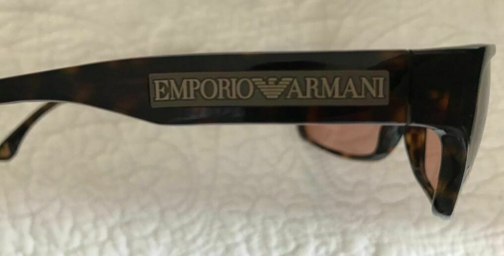 ARMANI -  Pilot Emporio Armani Mens Vintage Sunglasses Brown-Authentic! RRP:£255 image 2