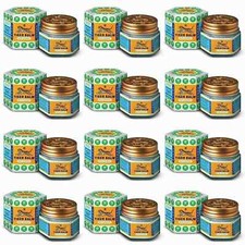 12 x 21 gm BALSAMO DI TIGRE UNGUENTO BIANCO ALLE ERBE MASSAGGIO SOLLIEVO DOLO...