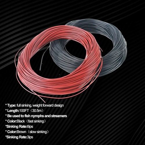 Maxcatch Fast Sinking Fly Line WF4/5/6/8/9S 3/6ips Weight Forward 100FT - Picture 7 of 12
