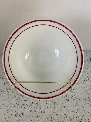 Vintage Pyrex Tableware by Corning 8 1/2 Bowl Diner Restaurant Burgundy