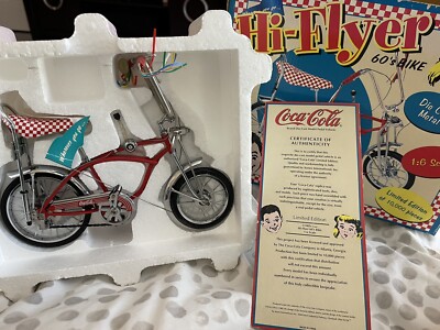 1996 Coca Cola HI-FLYER Die Cast 60'S Bike 1:6 Scale - Limited