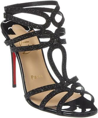 Christian Louboutin 100 Crosta Strappy Heels Shoe $845 |