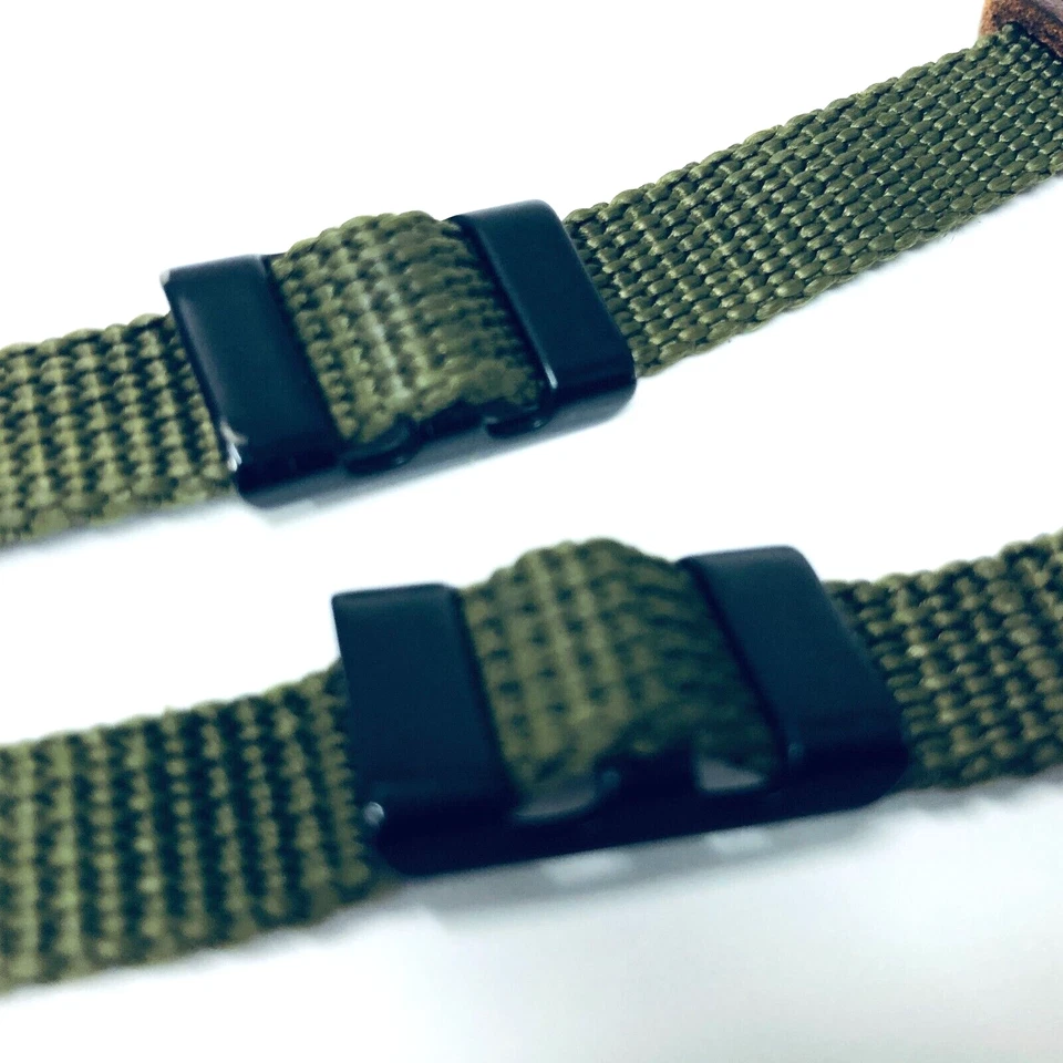 🍙Rare Colour,N.Mint+3🍙Nikon Vintage original strap Olive drab OD Green from JP - Image 4 of 4