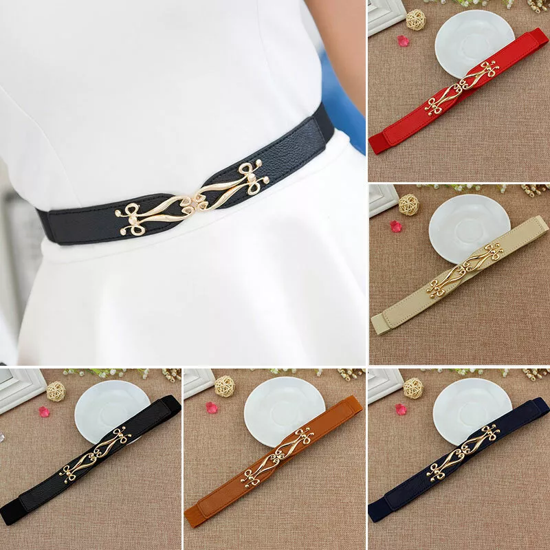 Thin elastic outlet belt