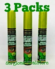 3 Packs Mascara Bergamota Rimel Oil Black Aceite Waterproof Strengthening