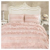 Belle Quilt 3 Piece Set (full/queen) Pink - Lush Decor on sale Belle Quilt 3 Piece Set (full/queen) Pink - Lush Decor on sale