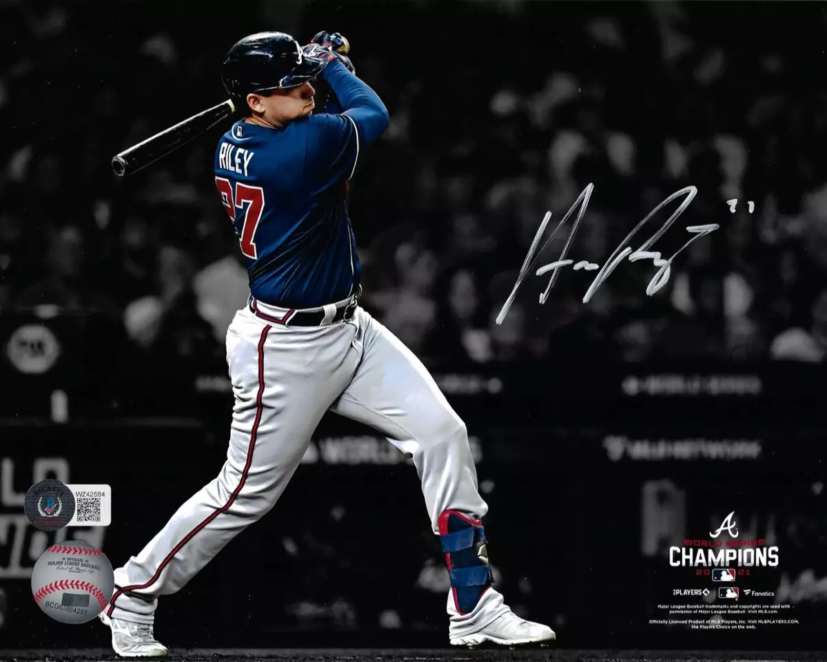 Austin Riley Signed Atlanta Braves Jersey (Beckett COA) 2021 World