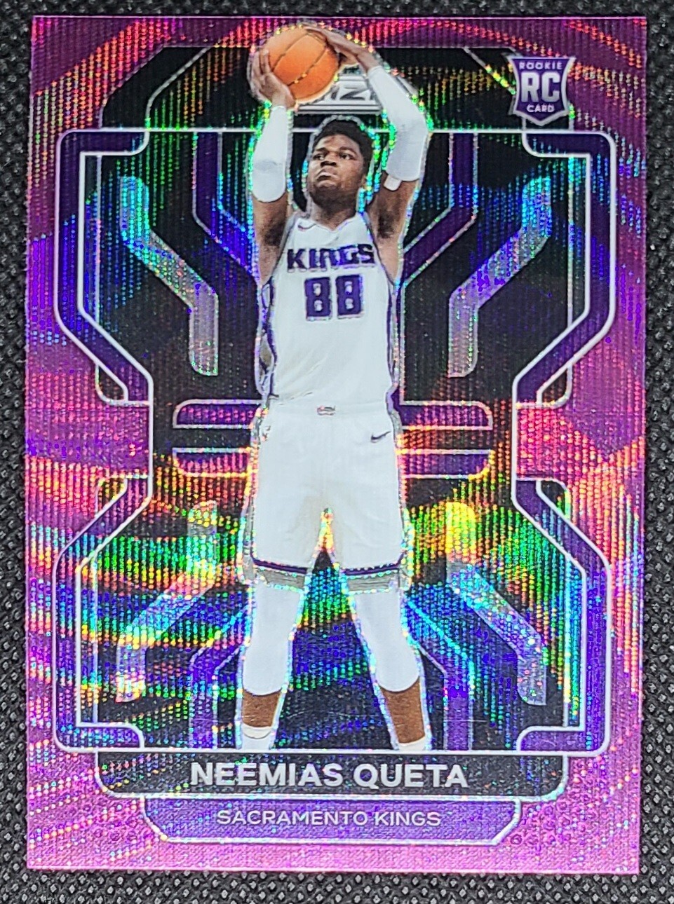 2021-22 Panini Prizm Purple Wave Prizm Neemias Queta #316 Rookie RC