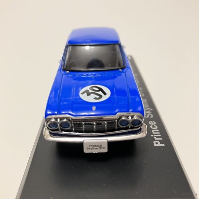 1:43 Prince Skyline GTB Racing 1964 Diecast Toy Car Rare Hachette
