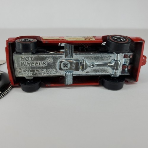 Hot Wheels 1971 esmalte Redline Mangoose coche divertido rojo todo original Plymouth + pin - Imagen 13 de 15