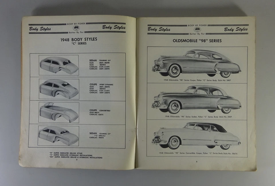 Manual de Taller Fisher Cuerpo C Carrocería Oldsmobile + Cadillac '1948 - Imagen 2 de 4
