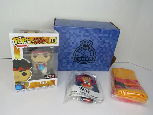 Ryu FUNKO POP 8-Bit Street Fighter 2017 Black Friday Box MIB NEW #15