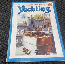 1942 Yachting Annual show number magazine 182 pages Loaded Boat Advertising